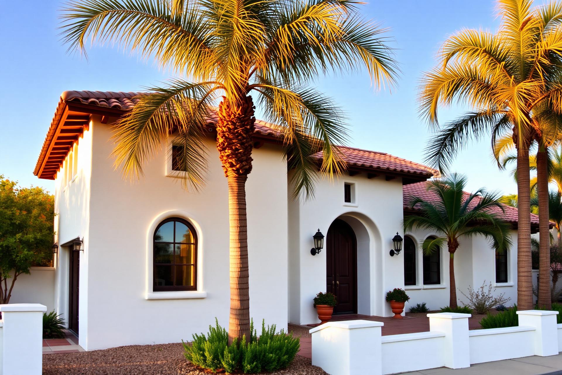 Spanish-style San Diego stucco home